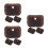 9Pcs Capas De Couro Café Para Chaves Com Design Resistente E Estiloso 4