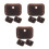 9Pcs Capas De Couro Café Para Chaves Com Design Resistente E Estiloso 5