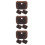9Pcs Capas De Couro Café Para Chaves Com Design Resistente E Estiloso 6
