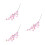 3Pcs Ramos De Flores De Artificial Rosa Para Decor 4