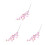 3Pcs Ramos De Flores De Artificial Rosa Para Decor 5