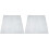 2Sheets Lightweight White Air Inlet Filtering Tool for Air Conditioner 1