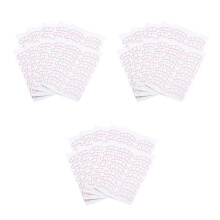 30Sheets Pink Grafted Eyelashes Stickers Practice Pads