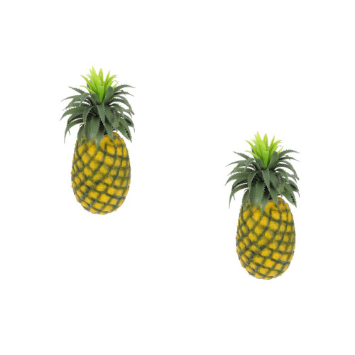 2Pcs Abacaxi Artificial Para Decoração Fotográficos 2