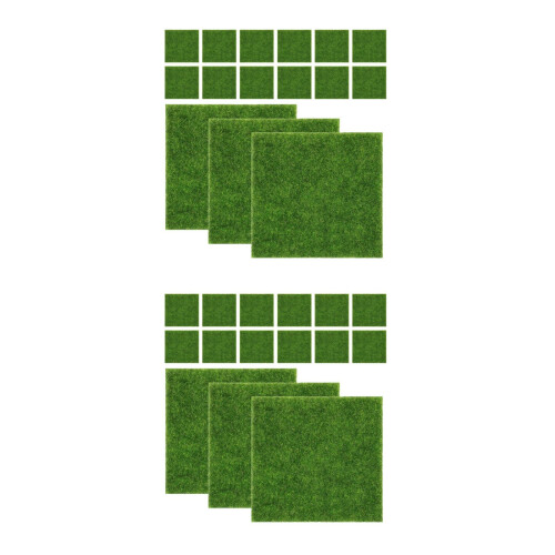 30Pcs Tapete Grama Artificial Verde Para Decoração Interior E Exterior 1