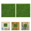 30Pcs Tapete Grama Artificial Verde Para Decoração Interior E Exterior 8