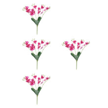 4Pcs Buquê Falso De Para Decoração De Sala E Festa