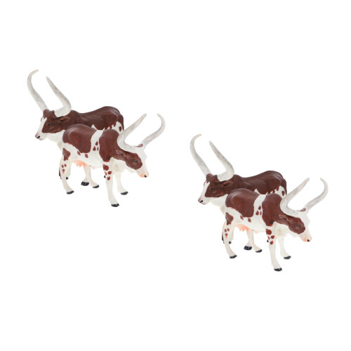 4Pcsminiaturas Realistas De Gado Para Decoração De E 1