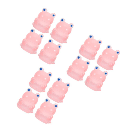 12Pcs Mini Rosa Resinados Para Decoração E Paisagem Micro 2