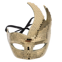 1Masque Demi- En Verre Pour Danse Et Fête Costumée
