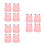 12Pcs Mini Rosa Resinados Para Decoração E Paisagem Micro 7