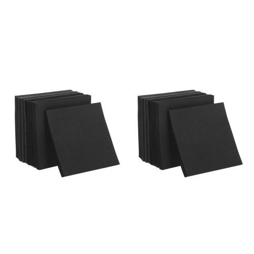 1000Feuilles Notes Auto-Adhésives Noires Portable Maison