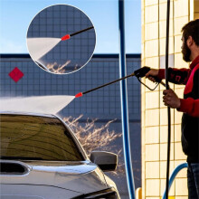 Turbo Nozzle Pressure Washer Tips. Release Power Washer Turbo Nozzle Rotating Adapter with 1/4inConnectors for Car 35mm