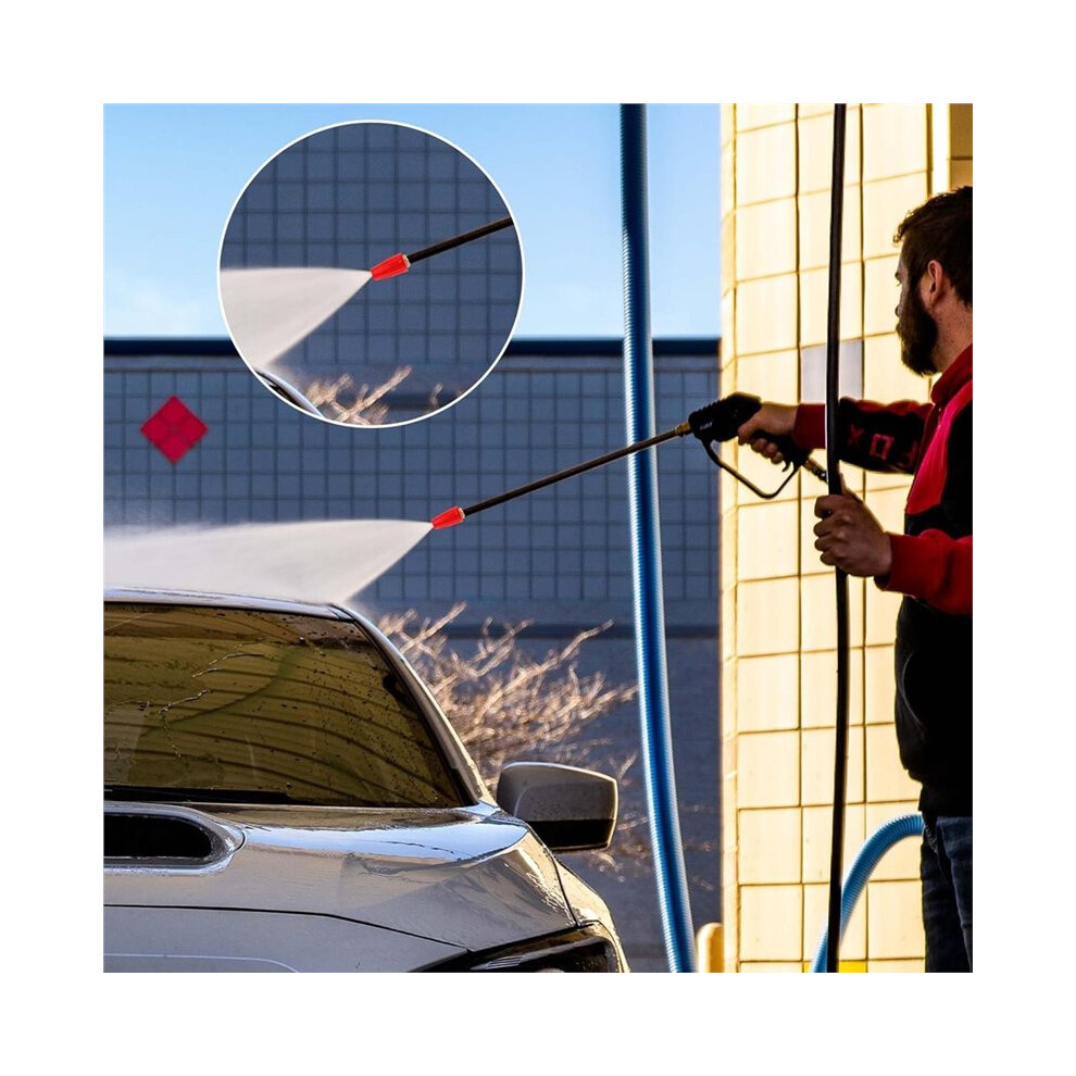 Turbo Nozzle Pressure Washer Tips. Release Power Washer Turbo Nozzle Rotating Adapter With 1/4Inconnectors For Car 35Mm 4712552874041