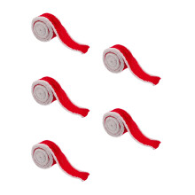 5Rouleaux Ruban Frangé En Velours Pour