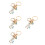 4Pcs Pingente Unicórnio De Zinco Colorido Para Chave E 6