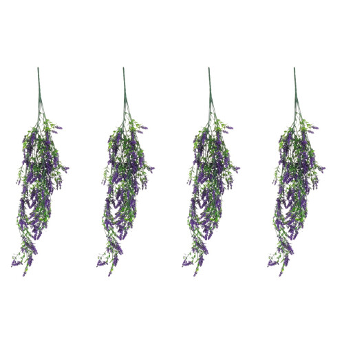 4Pcs Floral Lavanda Artificial Para Decoração De Casa 2