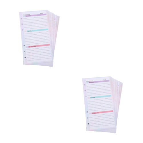 108Vel Weekplanner Met Hervulbare Pagina's En Stijlvol Design