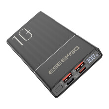 10000mAh Power Bank | 22.5W Fast Charging Portable Charger with Digital Display, 3 Ports