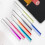 2Pcs Clear Colorful Ruler Kids Acrylic Ruler for-Gradient gray 3
