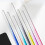 2Pcs Colorful Straight Ruler Set Measuring-Gradient royal blue 7