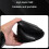 Protège-chaussures en caoutchouc élastique avec motif de-Noir M 6