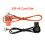 Long 75cm PVC Shielded Cable Adapter Cord For Head Unit-Orange 6