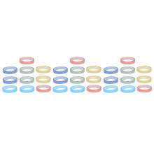 30Rolls Transparent Highlighter Tape Writable Index Tabs for Daily Use
