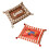 Soft Pet Cushions With Happy Pattern & Engaging-Coffee color L 2