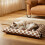 Soft Pet Cushions With Happy Pattern & Engaging-Coffee color L 6