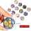 12 Pieces Metal Storage Container With Floral Pattern For-7 4