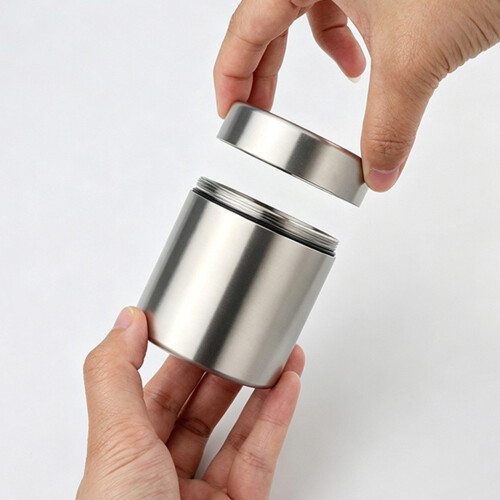 Rustproof Stainless Steel Bulk Storage Jar Great For-A 1