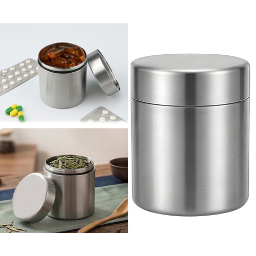 Rustproof Stainless Steel Bulk Storage Jar Great For-A 2