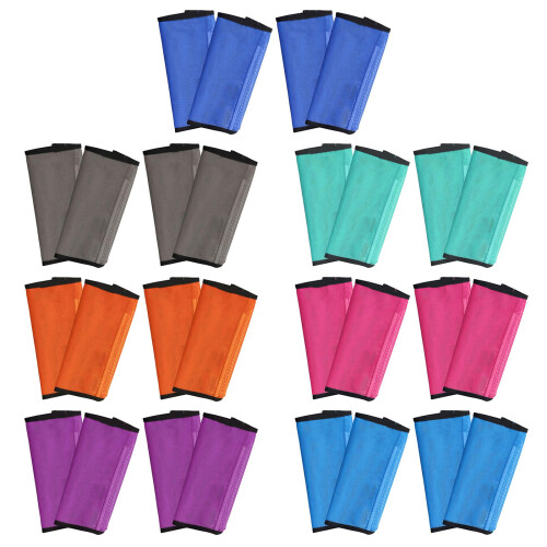 4Pcs Easy To Use Horse Leg Wrap Fly Boot With Four-Orange 1