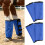 4Pcs Easy To Use Horse Leg Wrap Fly Boot With Four-Orange 6