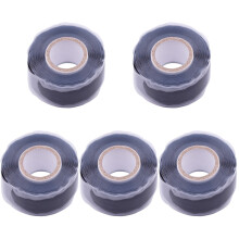 5Rolls Waterproof Silicone Seal Tape for Leak Repair and Wire Wrapping