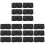 18Rolls Drum Tape Black PU Nonslip Wrap for Rod Use 1