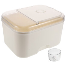 10Kg Luftdichter - Und Reisspeicher Beige Mit Einfacher Bedienung