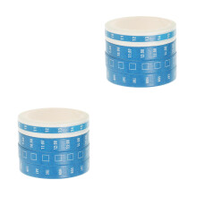 8Rouleaux Ensemble Ruban Washi Bleu Fait Main Pour Carnet Organisation