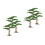 6Pcs Ornamentos De Falsa Verde Para E Artesanato 1