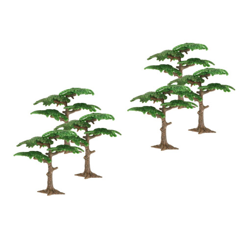 6Pcs Ornamentos De Falsa Verde Para E Artesanato