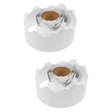 2Rouleaux Bordure Décorative Blanche En Pour Tableau Et