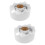 2Rouleaux Bordure Décorative Blanche En Pour Tableau Et 1