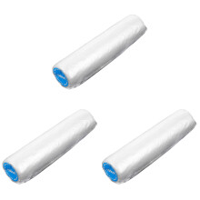 3Rolls Transparent Plastic Drop Sheet for Painting and Furniture Cover