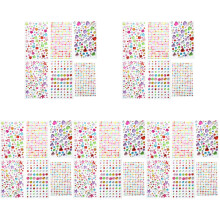 30Sheets Assorted Acrylic Gems Stickers for Mobile Phone and Gift DIY
