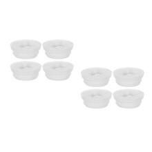 8Pièces Bouchons Plastique Blancs - Caps Étanches Pour Bidons Eau 200L