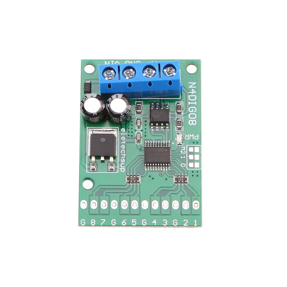 8Ch Input/Output Digital Ttl Lvttl Cmos Rs485 Io Control Module Modbus Rtu Board For Plc Relay, (No Pin) 6031357724084