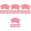 200Sheets Pink Baking Paper Sheets for Food Basket and Wrap 1