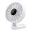 Tragbarer Hochgeschwindigkeits-Klappventilator mit-Weiß 1