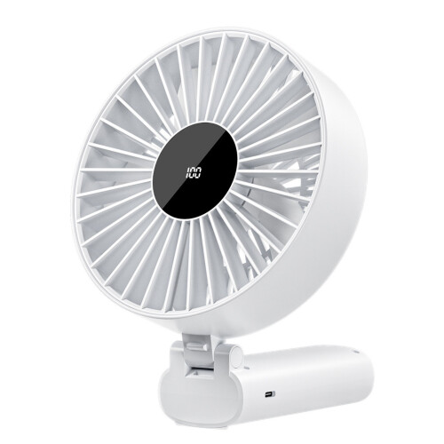 Tragbarer Hochgeschwindigkeits-Klappventilator mit-Weiß